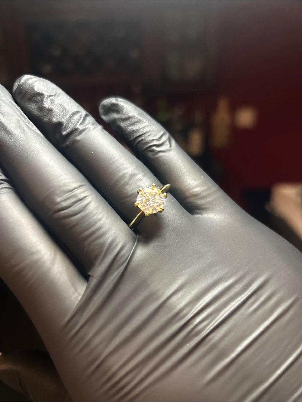 Size 7.5 | 2ct moissanite ring | engagement/wedding/promise ring